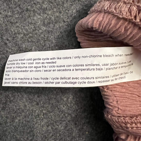 NWT Eloquii Pink Plisse Velvet Open Back Dress - Picture 5 of 9